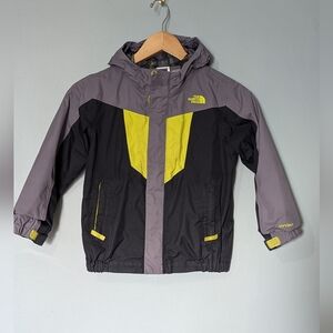 The North Face Hyvent 3-in-1 Kids' Black and‎ Yellow Ski Snow Jacket